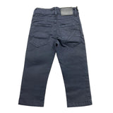 Cesare Paciotti Plain Trousers With Adjustable Waistband Blue For Newborn