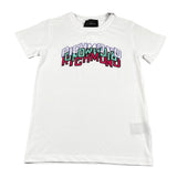 John Richmond T-Shirt Girocollo Tinta Unita con Stampa per Bambina RGP26138TS BIANCO JOHN RICHMOND 