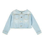 Magil Giubbino Tinta Unita per Bambina FN23088 AZZURRO MAGIL 