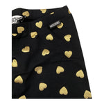 MOSCHINO leggins tinta unita con stampa cuori Nero per Bambina MDP039J NERO MOSCHINO 