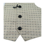 Ambaraba Gilet Tinta Unita Fantasia Pois per Neonato FM33181 BEIGE AMBARABA 