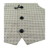 Ambaraba Gilet Tinta Unita Fantasia Pois per Neonato FM33181 BEIGE AMBARABA 