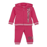 GUESS completo 2 pezzi felpa-pantalone tinta unita Fuxia per Bambina K4YG00KA6R4X FUXIA GUESS 