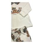 LE BEBE' completo 2 pezzi shirt-ghettina tinta unita Bianco per Neonato LBB4718 BIANCO LE BEBE' 