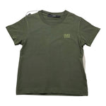 I'M BRIAN t-shirt girocollo tinta unita con logo Verde per Neonato TS3142JX VERDE I'M BRIAN 