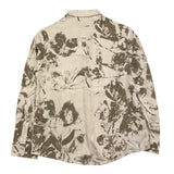 Cesare Paciotti Long Sleeve Shirt Print Fantasy Beige for Boys