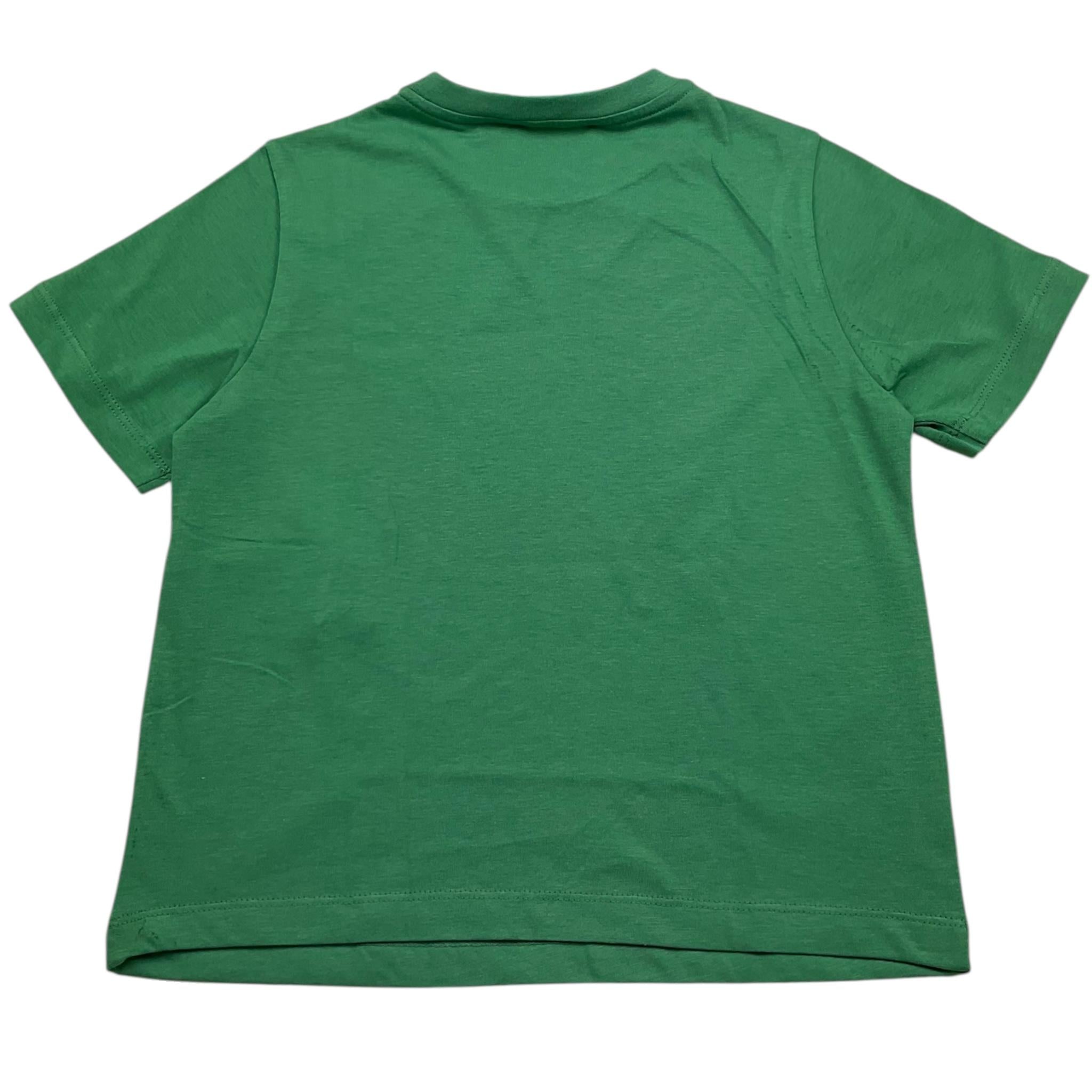 Emporio Armani T-Shirt Girocollo Tinta Unita per Bambino 3R4TJ6 VERDE EMPORIO ARMANI 