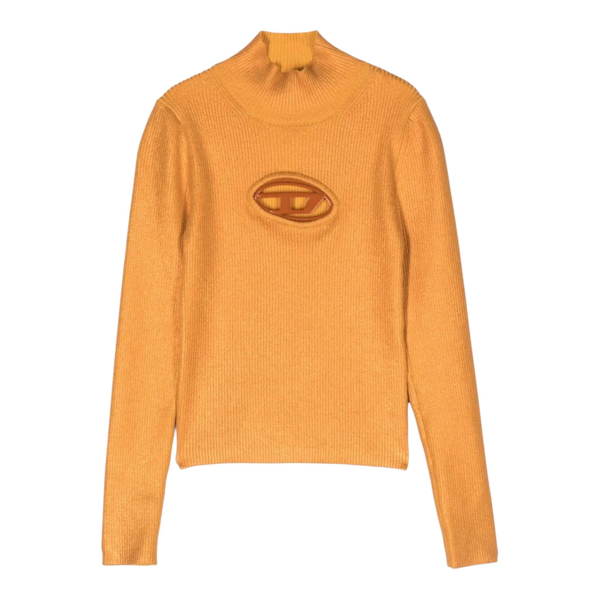 DIESEL shirt tinta unita con logo Arancione per Bambina J01401 ARANCIONE DIESEL 