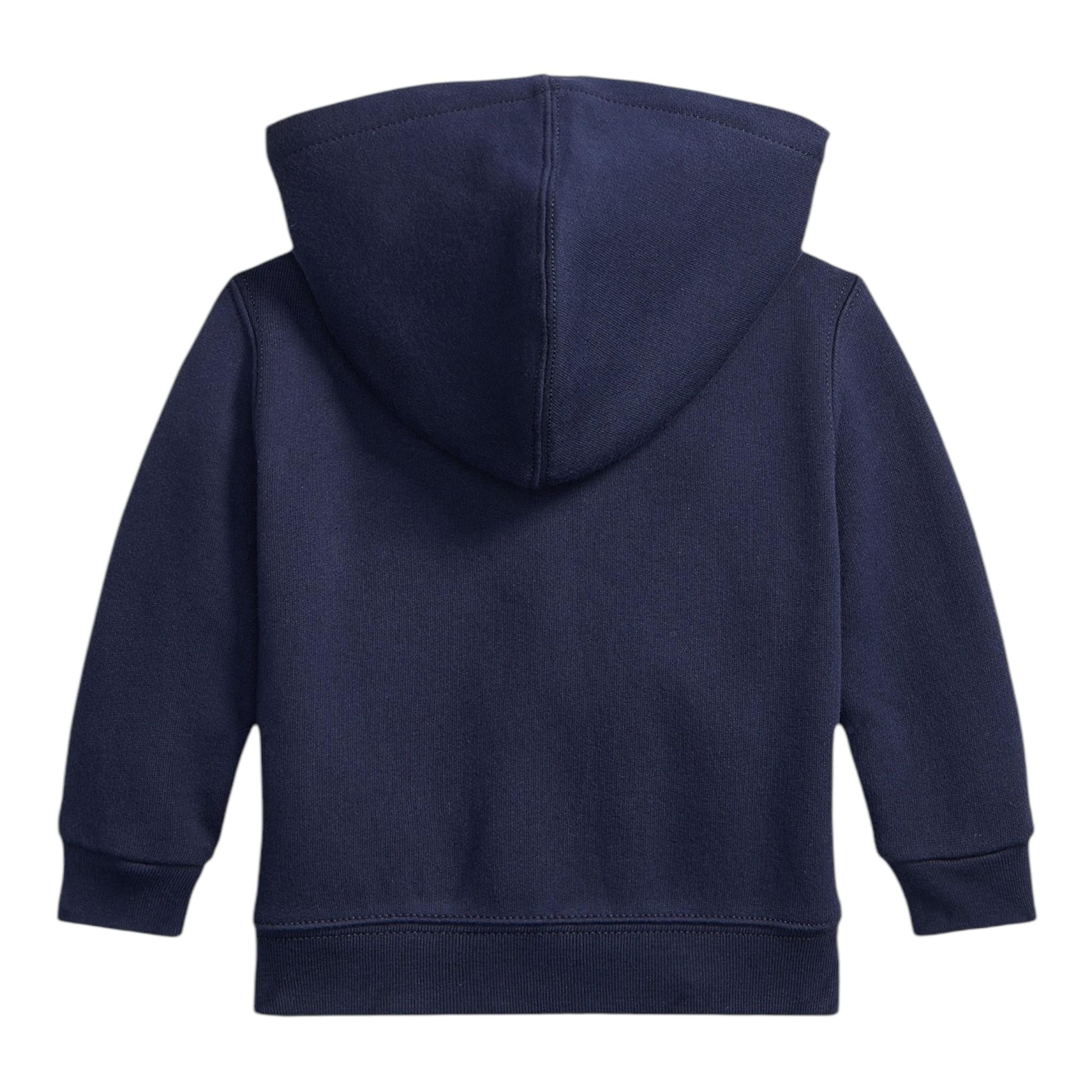 RALPH LAUREN felpa con zip e cappuccio tinta unita Blu per Neonato 320547626001 BLU RALPH LAUREN 