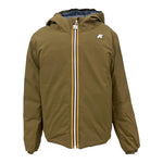 K-WAY giubbino reversibile con zip e cappuccio bicolore Verde/blu per Bambino K5128VWX VERDE/BLU K-WAY 