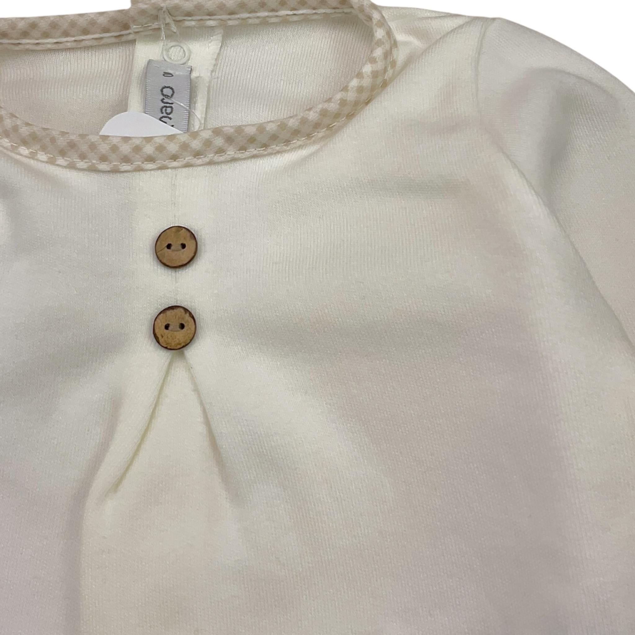 CALAMARO completo 2pz shirt-ghettina Panna per Neonato 11060 PANNA CALAMARO 