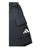 Adidas Bermuda Tinta Unita con Logo per Bambino JE3963 NERO Adidas 