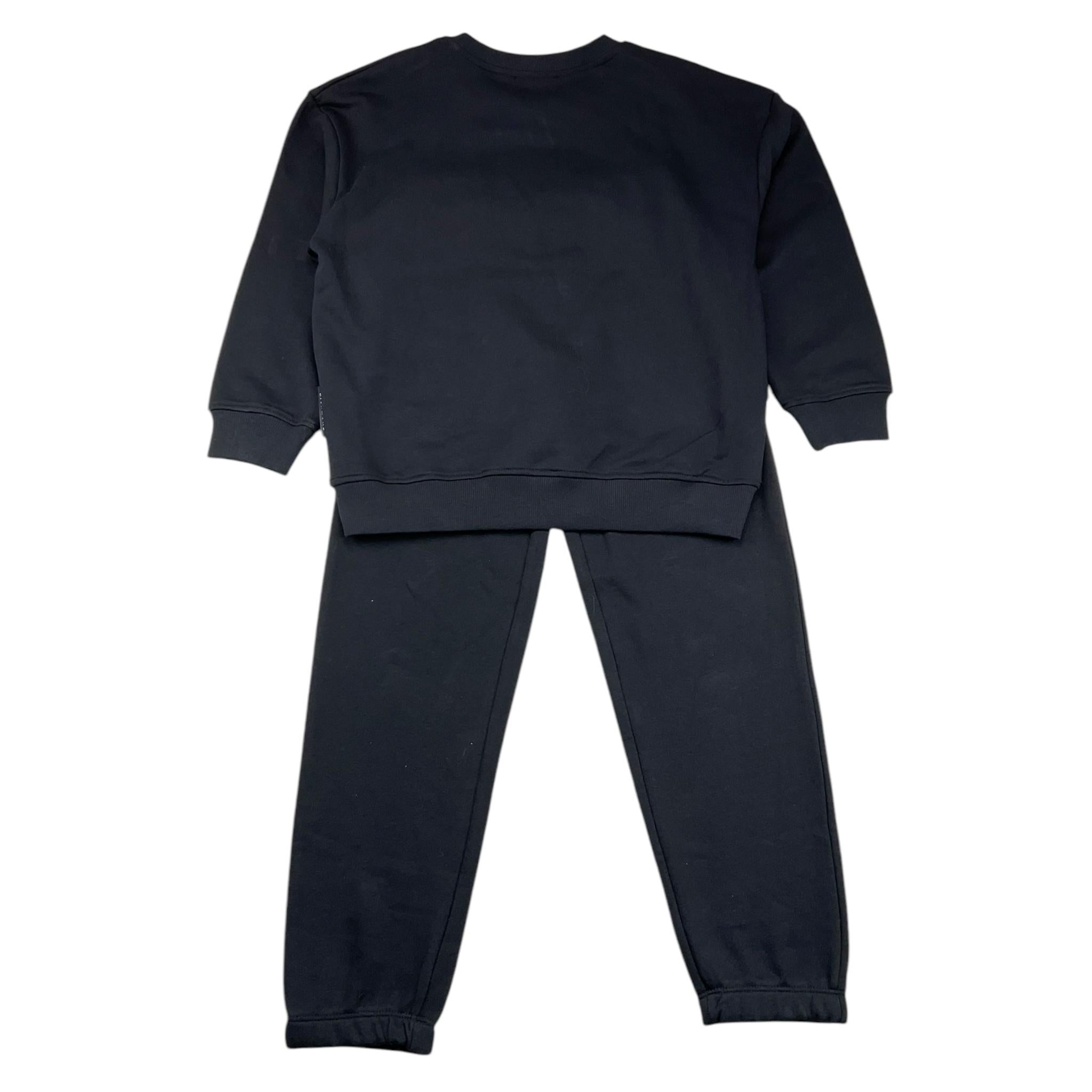 JOHN RICHMOND completo 2 pezzi felpa-pantalone tinta unita Nero per Bambina RBA25002CF NERO JOHN RICHMOND 