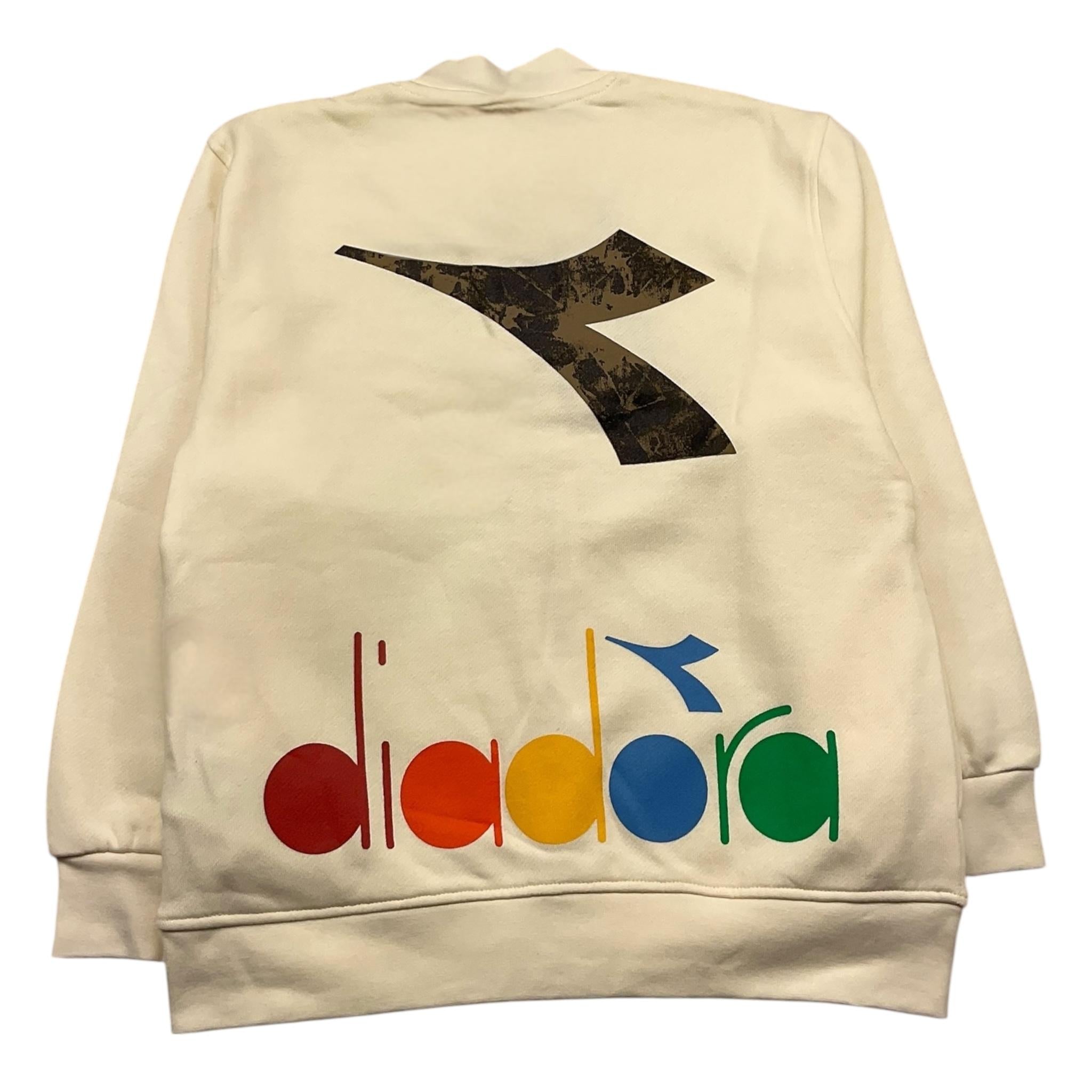 DIADORA completo 2 pezzi felpa-pantalone bicolore Nero/panna per Bambino F4DIBBTP088 NERO/PANNA DIADORA 