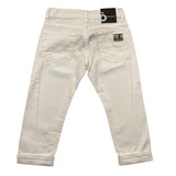 Patriot Jeans Solid Color With Rips And Adjustable Waist White For Boys