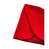 Elisabetta Franchi Short Tinta Unita con Zip per Bambina EFBE072 ROSSO ELISABETTA FRANCHI 