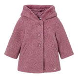 MAYORAL cappotto tinta unita modello teddy con cappuccio Rosa per Neonata 2478 ROSA MAYORAL 