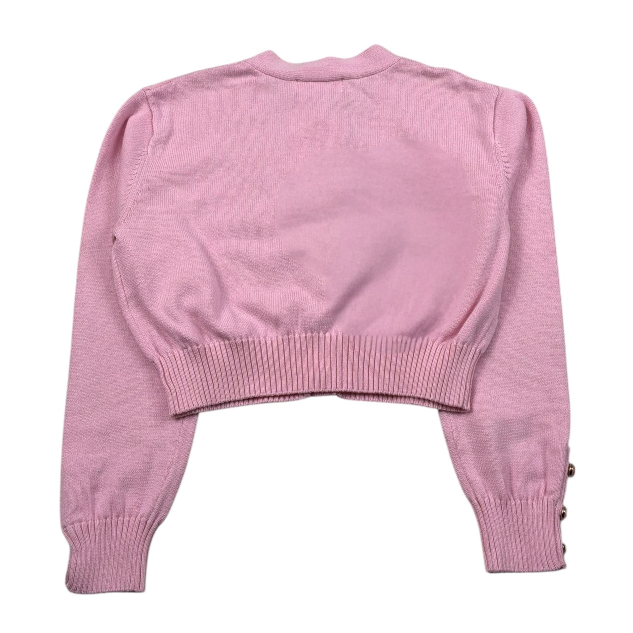 Fun & Fun Cardigan Tinta Unita con Bottoni per Bambina FNBSW14252 ROSA FUN & FUN 
