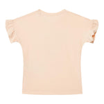 Guess T-Shirt Gircollo Tinta Unita con Stampa per Neonata K5GI02K6YW4X ROSA GUESS 