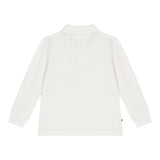 Tommy Hilfiger Polo Manica Lunga Tinta Unita per Neonato KN0KN01848 BIANCO TOMMY HILFIGER 