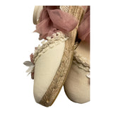 Juana Sanchez Plain Espadrilles With Cream Appliques For Girls