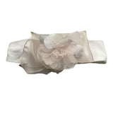 Monnalisa Solid Color Headband With White Flowers For Girls