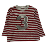 LE BEBE' maglia girocollo fantasia a righe Rosso/grigio per Neonato LBB5154 ROSSO/GRIGIO LE BEBE' 