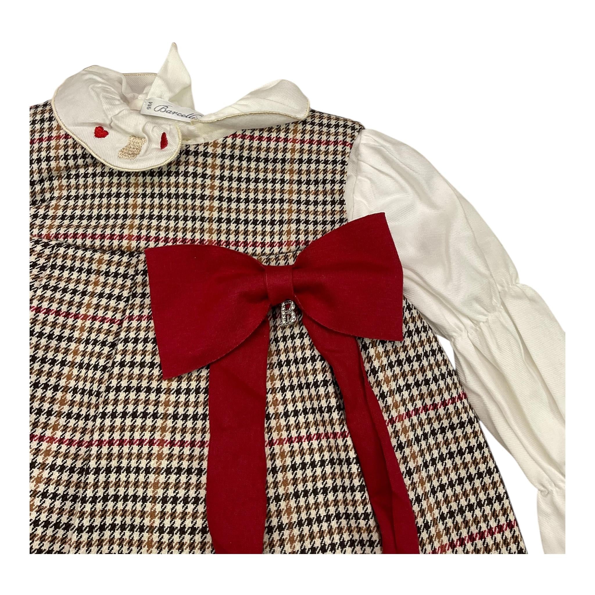 BARCELLINO completo 2 pezzi abito-camicia body Beige per Neonata 115709 BEIGE BARCELLINO 