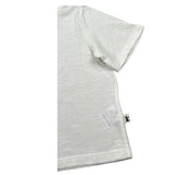 Petit Indi T-Shirt Girocollo Tinta Unita per Neonato SS25BK7617N BIANCO PETIT INDI 