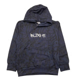Yours Blue Solid Color Hooded Sweatshirt For Boys