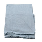 Marlu' Coperta Tinta Unita con Ricami per Neonato EB6780 AZZURRO MARLU' 