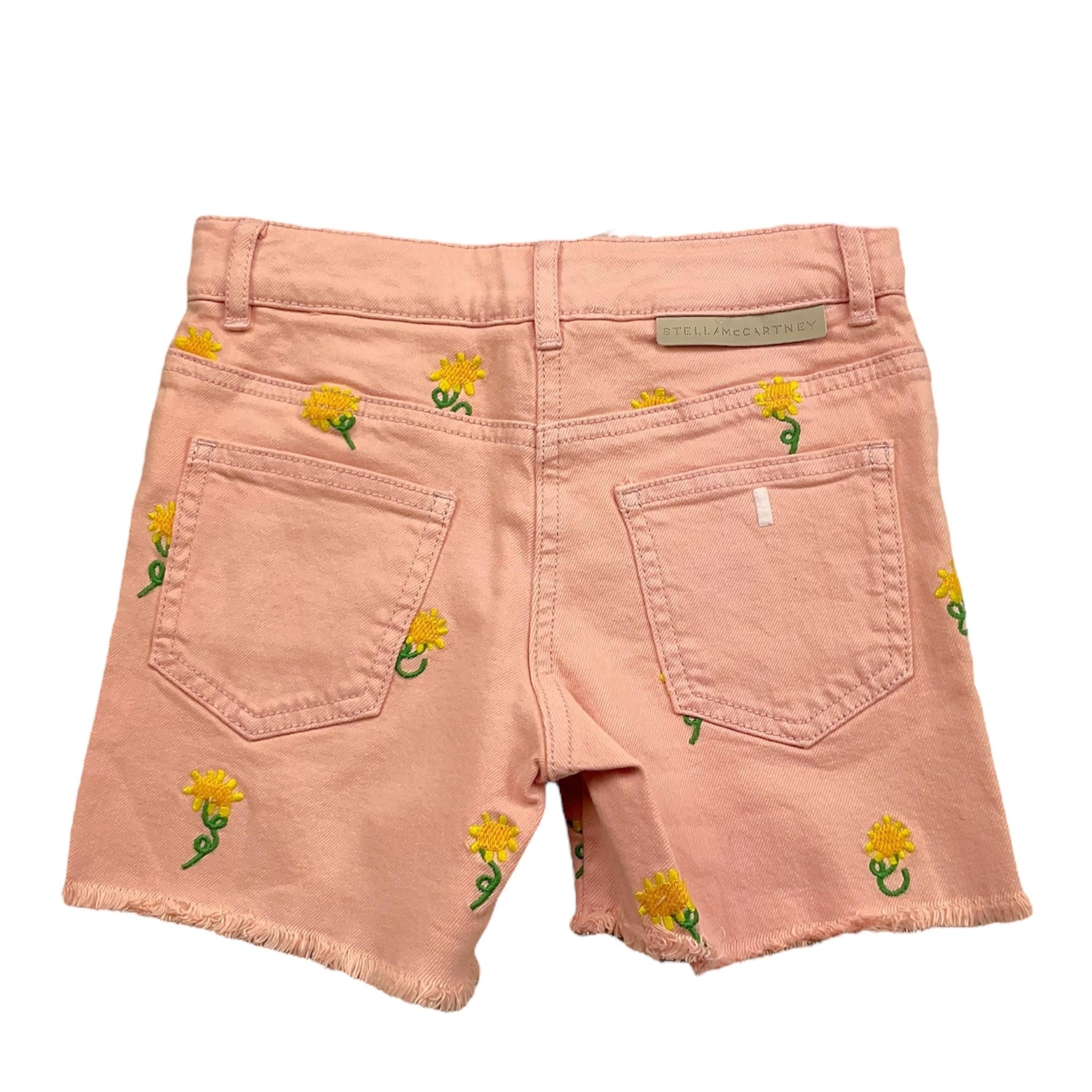 Stella Mccartney Short Tinta Unita con Stampa per Bambina TU6D89 ROSA STELLA McCARTNEY 