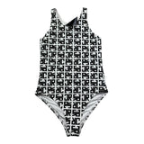 John Richmond Costume Intero Stampa Loghi per Bambina RGP26025CO BIANCO JOHN RICHMOND 