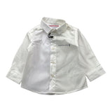 Cesare Paciotti Plain Shirt With White Logo For Newborn