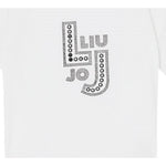 Liu Jo T-Shirt Girocollo Tinta Unita con Brillantini per Bambina GA5119XX BIANCO LIU JO 