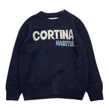 SAINT BARTH maglia  tinta unita con stampa Blu per Bambino 00305 BLU SAINT BARTH 