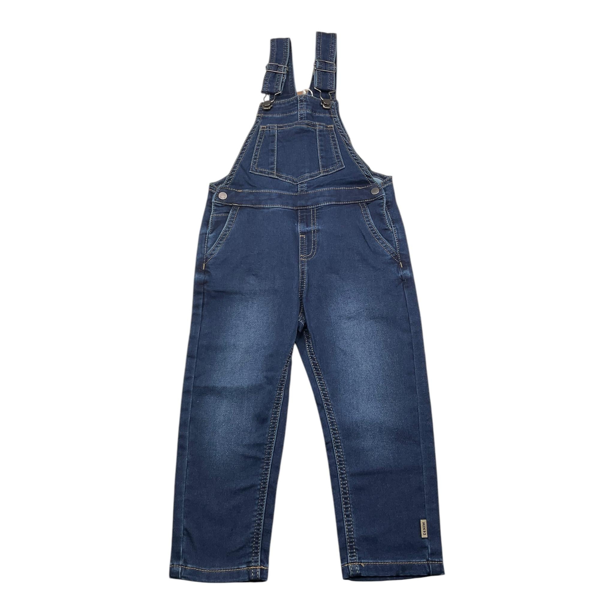 MAYORAL salopette tinta unita in denim Blu per Bambino 2637 BLU MAYORAL 