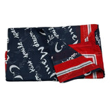 Manila Grace Foulard Bicolore con Stampa per Bambina MG894 BLU MANILA GRACE 