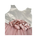 Bella Brilli Abito Cerimonia Tinta Unira Giromanica per Bambina BB902537 ROSA BELLA BRILLI 