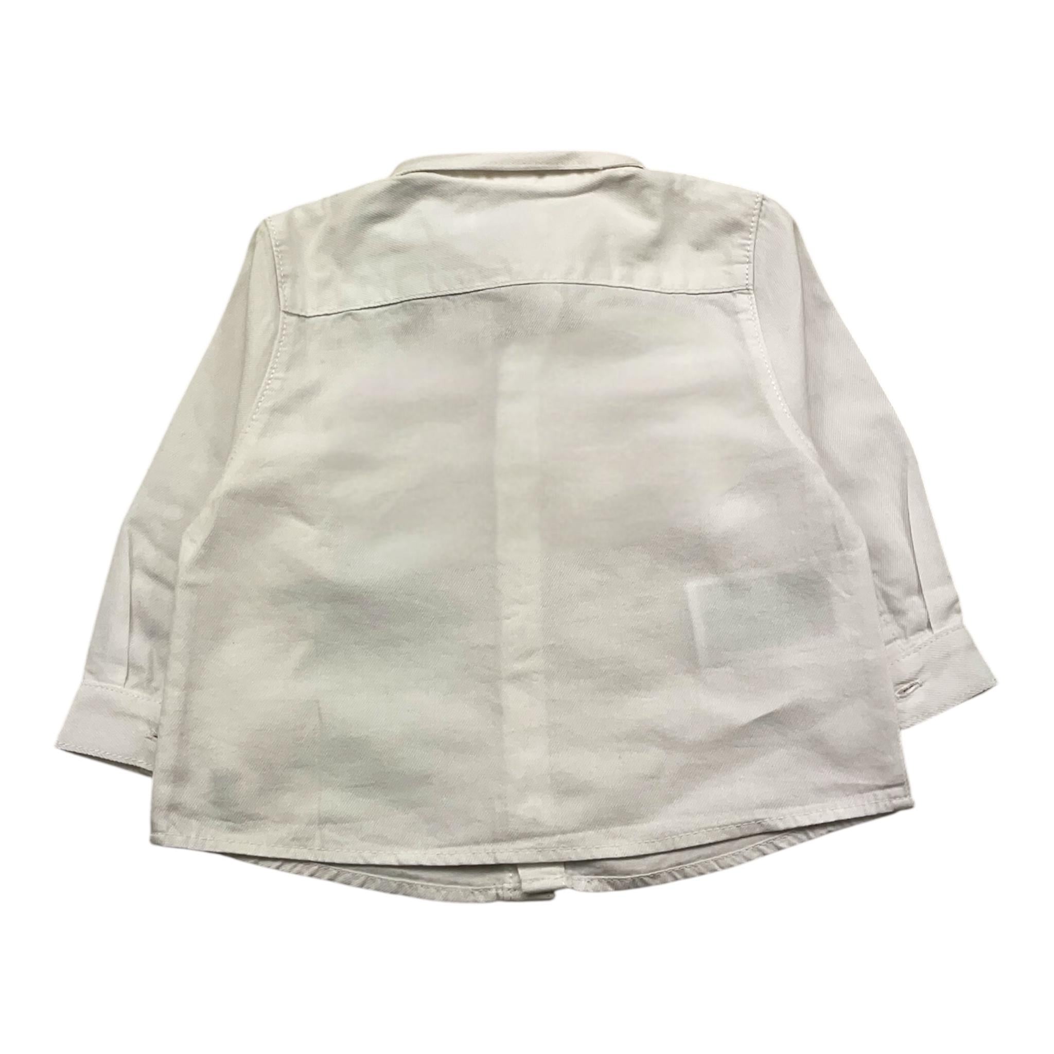 MAYORAL camicia manica lunga tinta unita Bianco per Neonato 124NXX BIANCO MAYORAL 