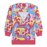 GUESS abito modello felpa multicolor con fantasia e cappuccio Multicolor per Bambina K4YK10KA6R3J MULTICOLOR GUESS 