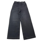 ONLY jeans tinta unita modello palazzo Nero per Bambina 15264770 NERO ONLY 