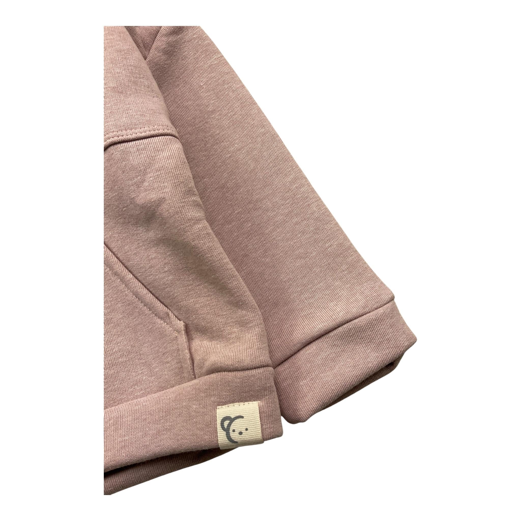 CALAMARO felpa tinta unita con cappuccio Rosa per Neonata 15037NN ROSA CALAMARO 