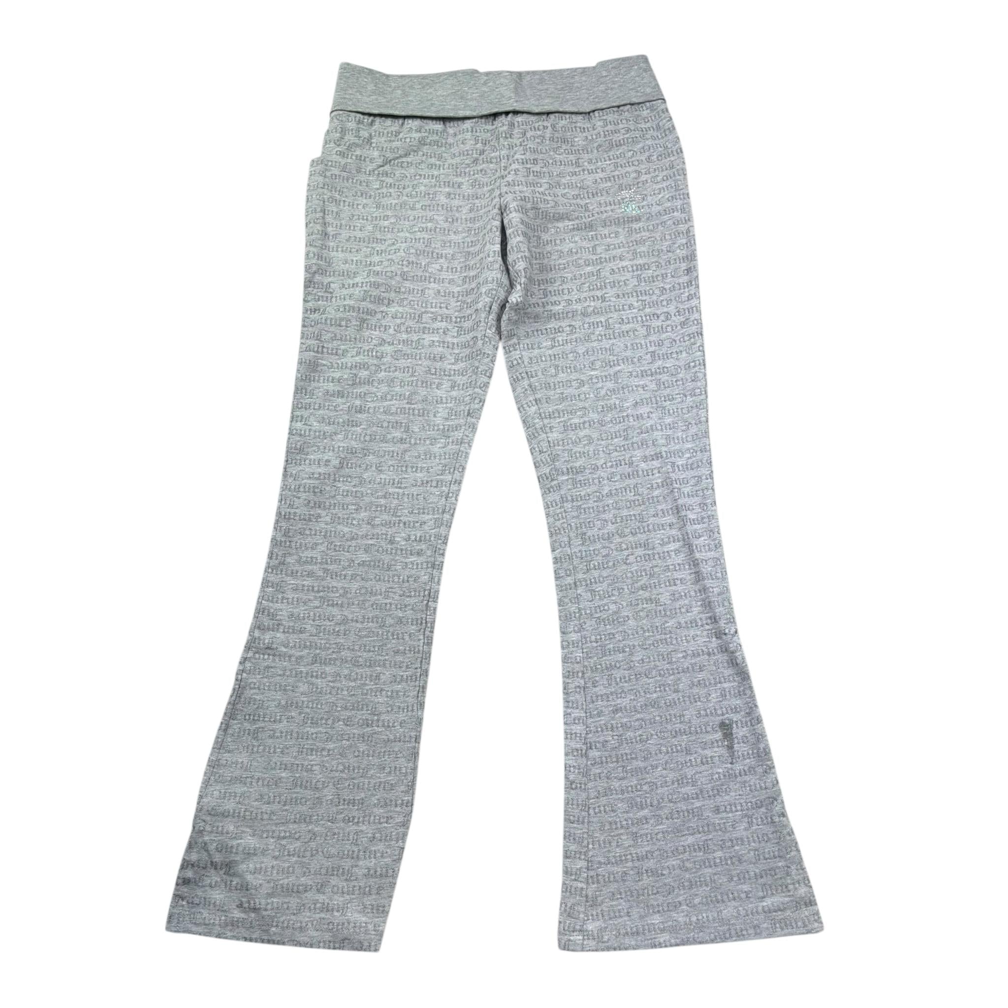 Juicy Couture Pantalone Tinta Unita con Stampa per Bambina JBX6622 GRIGIO JUICY COUTURE 