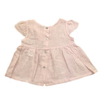 J.O. Milano Camicia Tinta Unita Mezza Manica con Fiocco per Neonata 176D2 ROSA J.O. MILANO 