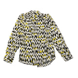 Never Too Long Sleeve Shirt Solid Color With White Pattern For Boys