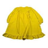 Mariuccia Abito Manica Lunga tinta unita con Applicazione Giallo per Bambina MBFW23V216 GIALLO MARIUCCIA 