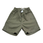 Manuel Ritz Bermuda Tinta Unita con Elastico In Vita per Bambino MR3118 VERDE MANUEL RITZ 