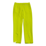 Gaelle Plain Trousers With Adjustable Waist Acid Green For Girls