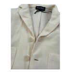 Please Giacca Tinta Unita per Neonato JB03282B73 PANNA PLEASE 